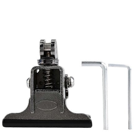Justerbar bilklemme/beslag/holder i rustfrit stål med hurtig fjernelse til walkie talkie-antenne