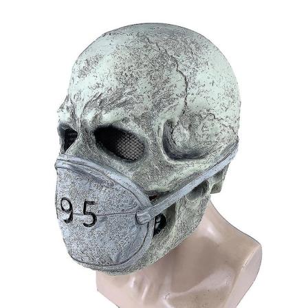 Halloween Full Mask Skræmmende Skull Rekvisitter Kostumer Party-3