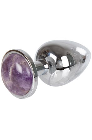 Metal Plug Gemstone Purple Large - Woome.pl