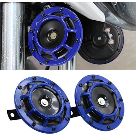 2 st Universal Biltuta, Super Hög Hög och Låg Ton Dubbel Metalltuta Kit