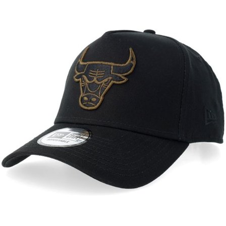 New Era - NBA Svart adjustable Keps - Hatstore Exclusive x Chicago Bulls Bronze Details 940 A-frame @ Hatstore