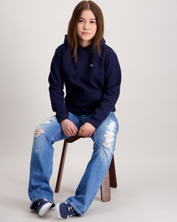 Lacoste SWEATSHIRT HOOD Blå Hettegensere/Hoodies Jente - Kids Brand Store