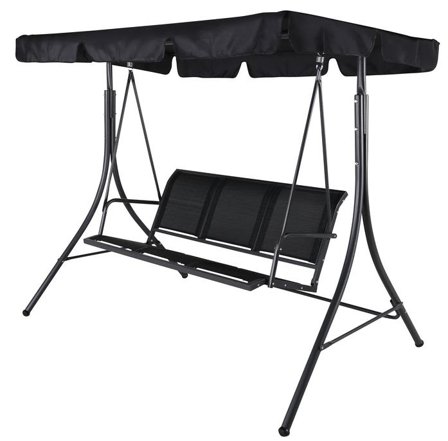 Venture Home Montreal 1017-408 Hammock svart, 3-sitsig, Utemöbler