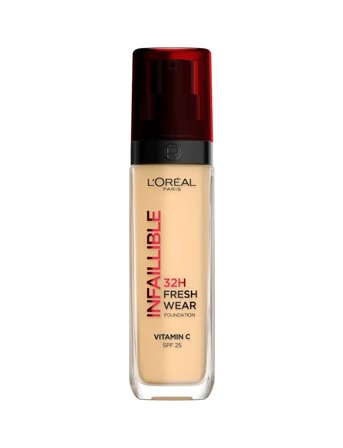 L'Oréal Paris L'oréal Paris, Infaillible 32H Fresh Wear Foundation, Foundation, 120 Golden Vanilla, 30Ml - 30ML