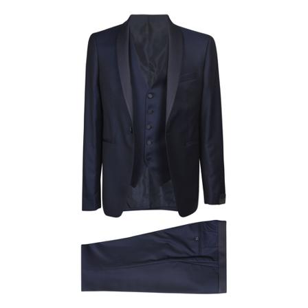 Tagliatore, Suit Blauw, Heren, Maat:L