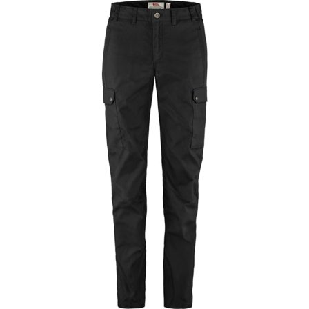 Fjällräven Women's Stina Trousers in Black | Size: 8/30", G-1000