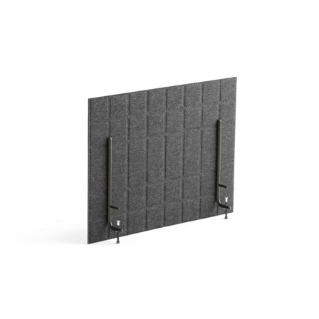 Tischteiler SPLIT, 800 x 600 mm, dunkelgrau