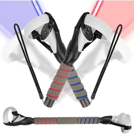 VR Tilbehør Håndtag Tilbehør Til Armforlængere Til Gorilla Tag Lange Arme Tilbehør Til Q2 Controller Forlængelse Golfklub Tilbehør Sort