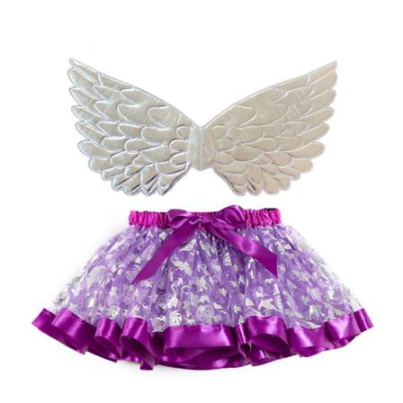 Layered Balett Tulle För Små Flickor Purple L
