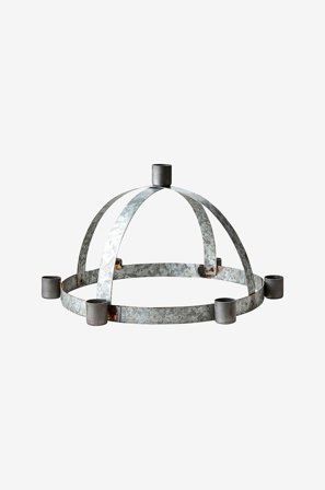 Affari of Sweden - Lucia kynttilänpidin Fenix - Harmaa - Kynttilänjalat & lyhdyt - - Homeroom