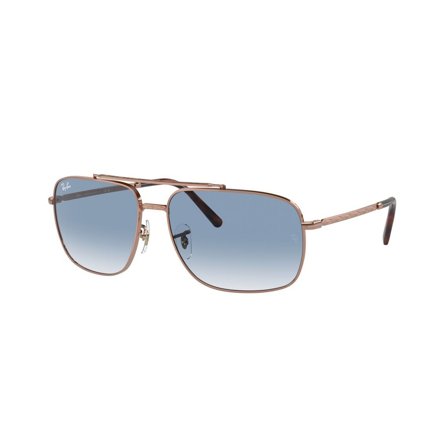 Ray-Ban -Aurinkolasit - Gold Rectangular - Ray-Ban RB3796 92023F 6215