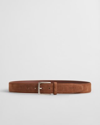 GANT - Klassisk belte med semsket skinn til herre til herre weathered brown