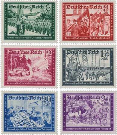 Tyske Rige 1941 - MICHEL 773-778 - Postfrisk