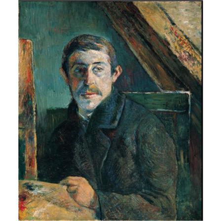 Self-portrait, 1885, Paul Gauguin Brun