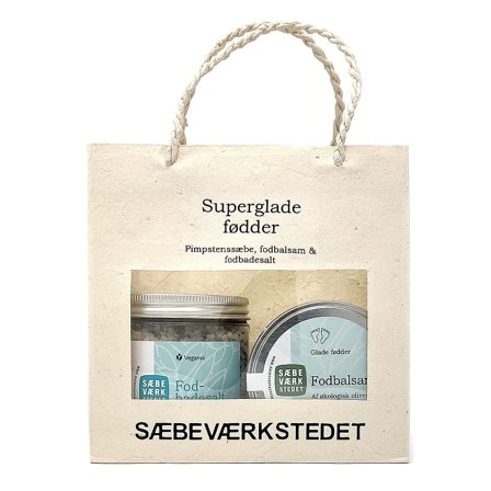 SÆBEVÆRKSTEDET Superglade Fødder Gavepose, Gaver, Fodpleje, Fodbad