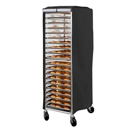 Brödhylla Skydd Bagerihylla Skydd med Dragkedja Vattentätt Dammtätt Plåtställ Skydd för Hembutik