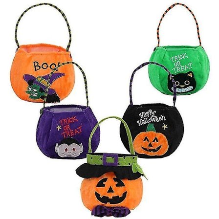 Bus eller godis Halloween Godisväskor Presentpåsar Pumpaväskor Handväskor Högtidsdekorationer (häxa)