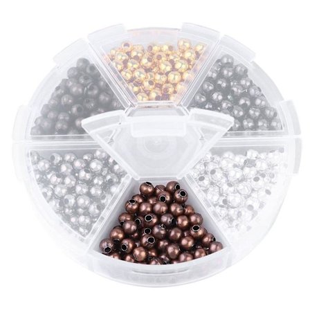 Anhengsmykke Smykkefremstilling Perle Løs Perler Avstandsperler Bulk Diy Håndverk Perler Diy Perle