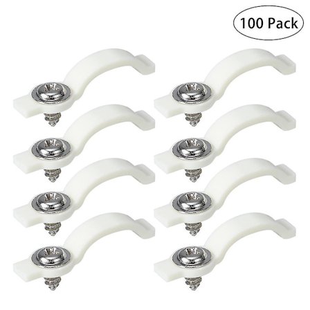 100 kpl:n LED-valonauhan kiinnitysklipsit, kiinnitystelineet LED-nauhoille