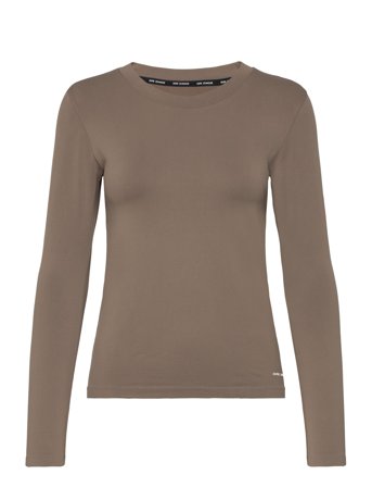 Adelinasw T-Shirt Long Sleeve Brown Sofie Schnoor