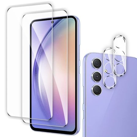 2-pack Samsung Galaxy A36 5G set med Skärm + Kameralinsskydd