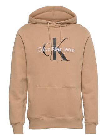 Seasonal Monogram Regular Hoodie Beige Calvin Klein Jeans