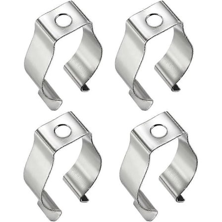 20 stk. T8 U-clips Holderbeslag til LED-lysstofrør, LED-lysstofrørs udskiftningsmonteringstilbehør