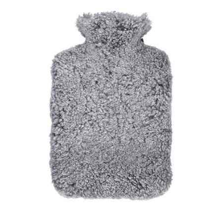 Natures Collection Varmeflaske med Saueull LysGrå