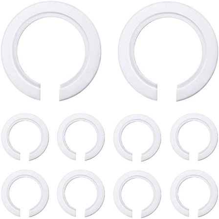 100 stk. E27 til E14 Lampeklokke Ring Konverter 29mm