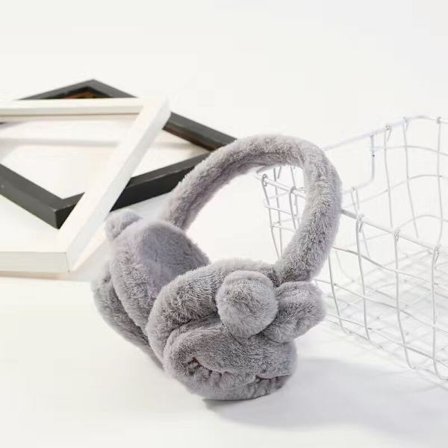 Vinterørevarmere for jente gutt varm plysj foldbar barneørevarmer