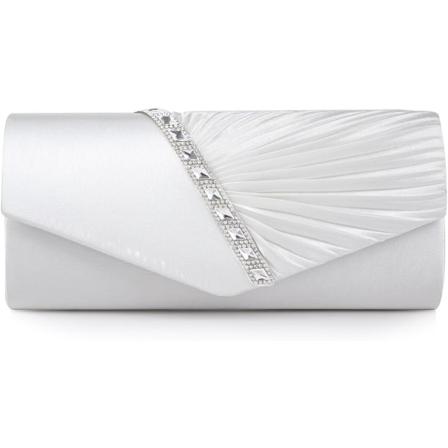 27cm×5cm×11cm -Hvit- Aftenveske Dame Håndveske