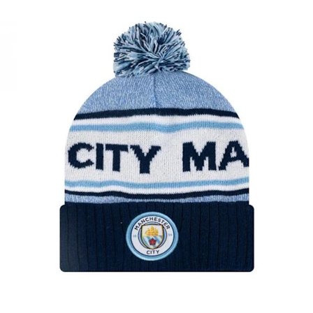 (Manchester City) Jalkapalloseuran lippis talvihattu sininen