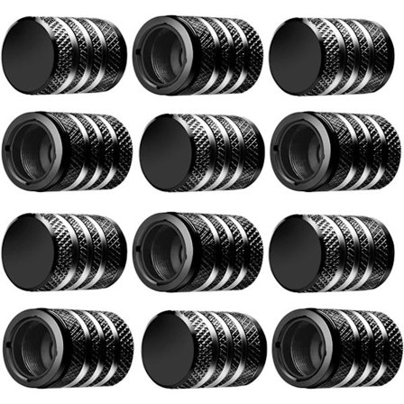 Däckventilskaftsskydd - (12-pack) Metalldäckluftlock med korrosion