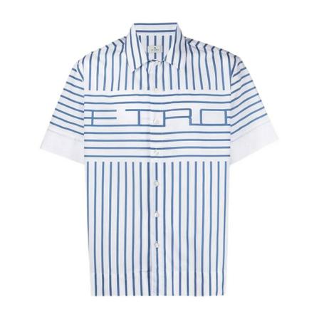 Etro, Short Sleeve Shirts Niebieski, Mężczyzna, Rozmiar: L
