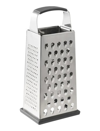 Dorre Rubi Grater Rubber Foot Handle 4 Different Sides - Silver - H:24CM