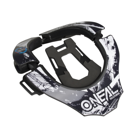 Nakkebeskyttelse O'Neal Tron Shocker Sort/Hvit Onesize