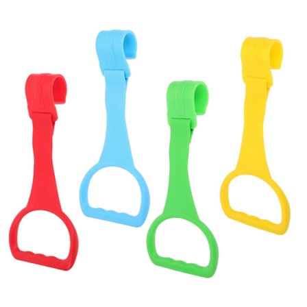 Seng Stå Opp Ringer 4 stk Barneseng Trekk Opp Ringer Treningslekegrind For Gutter og Jenter Rød Gul Blå Grønn