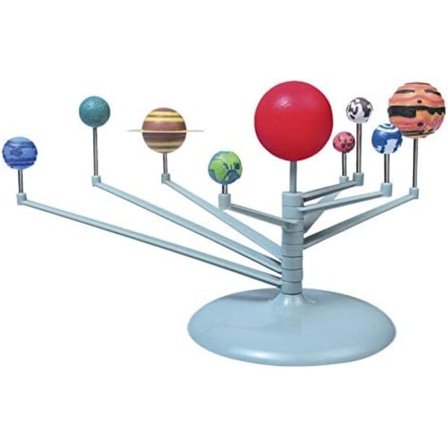 Nio Planet Model Puslespil Solsystem Samlet Planetarisk Instrument