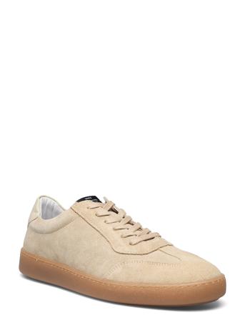 Suede Troy Lave Sneakers Beige Mads Nørgaard