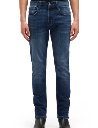 7 For All Mankind Slimmy Tapered Dark Blue - Blue - 36 x 32