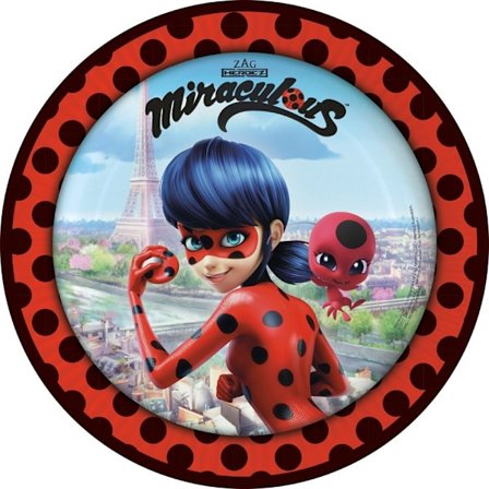 Miraculous Ladybug PappersTallrikar 8 st – 23 cm