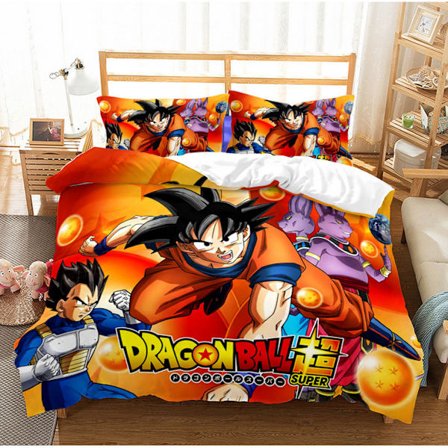 Digitaltrykt sengetøysett med flere temaer (3 deler): Tar "multiverset" inn i soverommet. Dynetrekk: 240*220 cm; Putetrekk: 50*75 cm * 2 deler