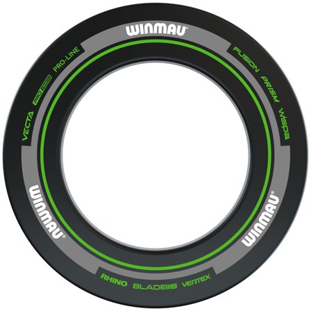 Advance Black and Green Dartboard Surround | Winmau