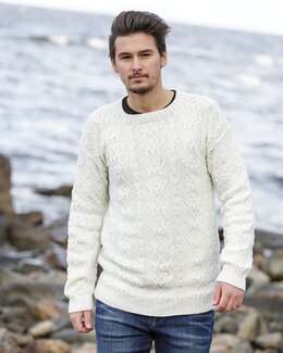 Strikkeoppskrift Genser til herre - Järbo