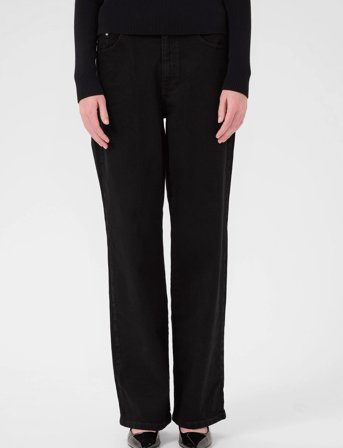 Gestuz Zolinagz Hw Wide Jeans Noos - Black - 28