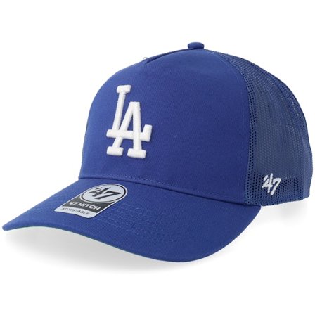 47 Brand - MLB Blå trucker Caps - Los Angeles Dodgers Mesh Hitch Royal Trucker @ Hatstore