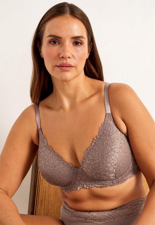 Cellbes of Sweden - Blonde-BH med bøjler Sara i nougat til damer i størrelse 75E