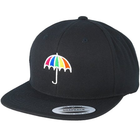 Pride - Preto snapback Boné - Umbrella Black Snapback @ Hatstore