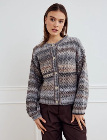Noella Kae Knit Cardigan - Grey - S/M