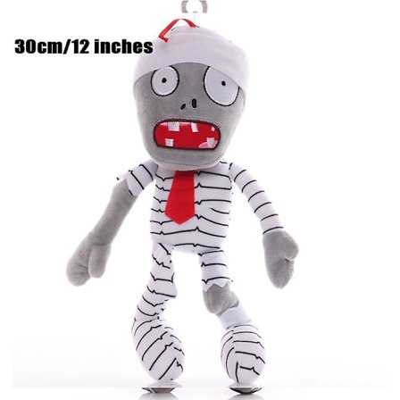 1kpl Plants Vs Zombies -lelut 30cm täytetty pehmonukke Con